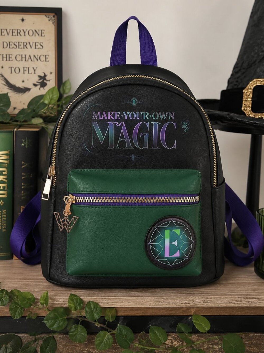 NEW Wicked Universal Studios “Make Your Own Magic” Mini Backpack Elphaba Inspire